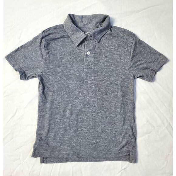 The Children's Place TCP Boys Size S (5/6) Gray SS Polo Shirt - Picture 1 of 3